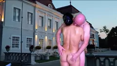 play Agarabas and Olpr's Outdoor Sex Fest: Anal, Blowjob, Pussy Eating, and More!