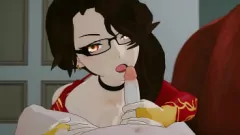 Afspelen 3D Hentai Milf's perfecte lichaam rijdt meerdere pikken in intense gangbang