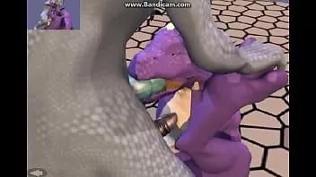 Redare Dragoni gay se trag reciproc cu scalie footjob {de 3dinoz}